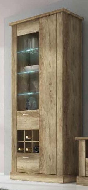 Vitrina Alta con Leds Mod. Chellen Cañon