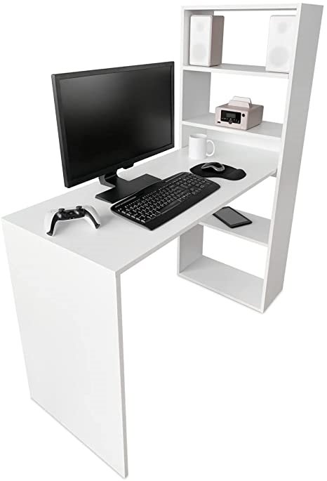 Escritorio con estantería Villena Blanco - Imagen 3