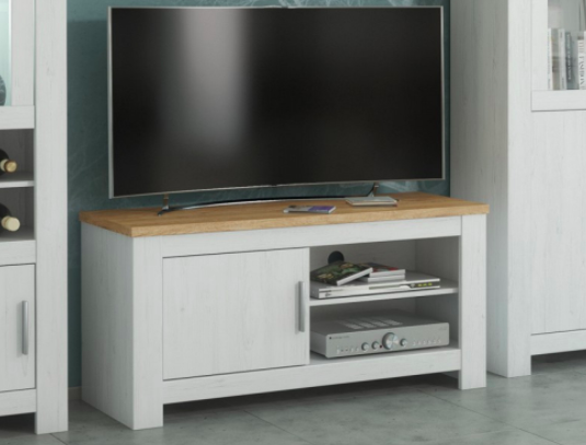 Mueble bajo TV Roncal 1 puerta Anderson/Roble