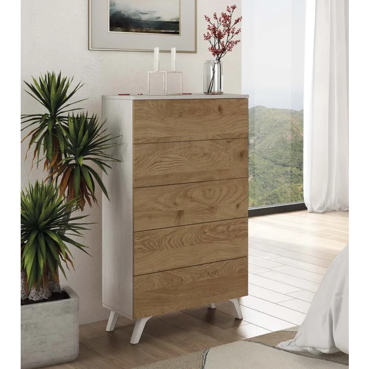 Sinfonier 5 cajones Soto Andersen Pino/Roble