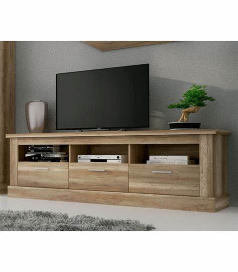 Mueble bajo TV Chellén 3 cajones Cañon
