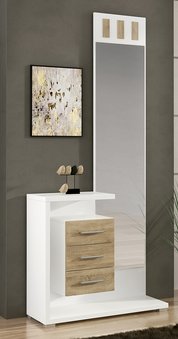 Recibidor Mod. Prisma Blanco/Cambria