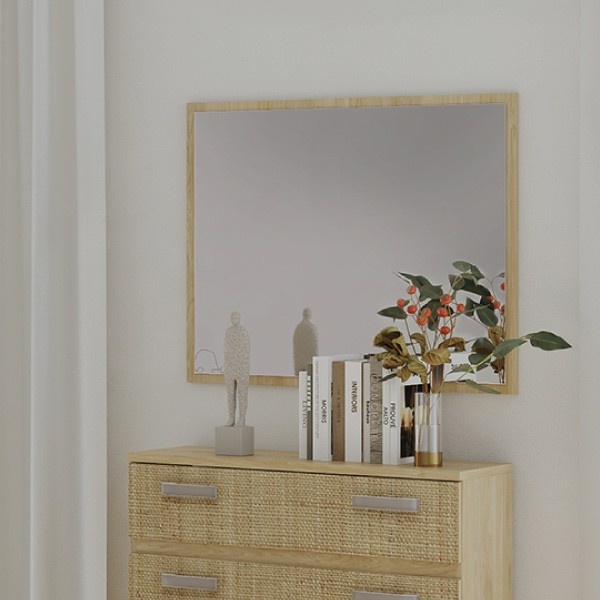 Marco con espejo Lara Puccini/Textil