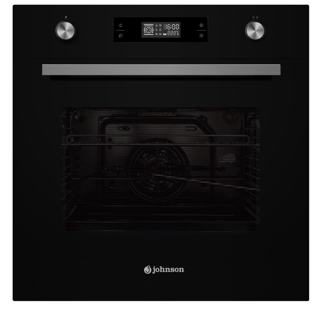 Horno 8 funciones Cristal Negro JOHNSON