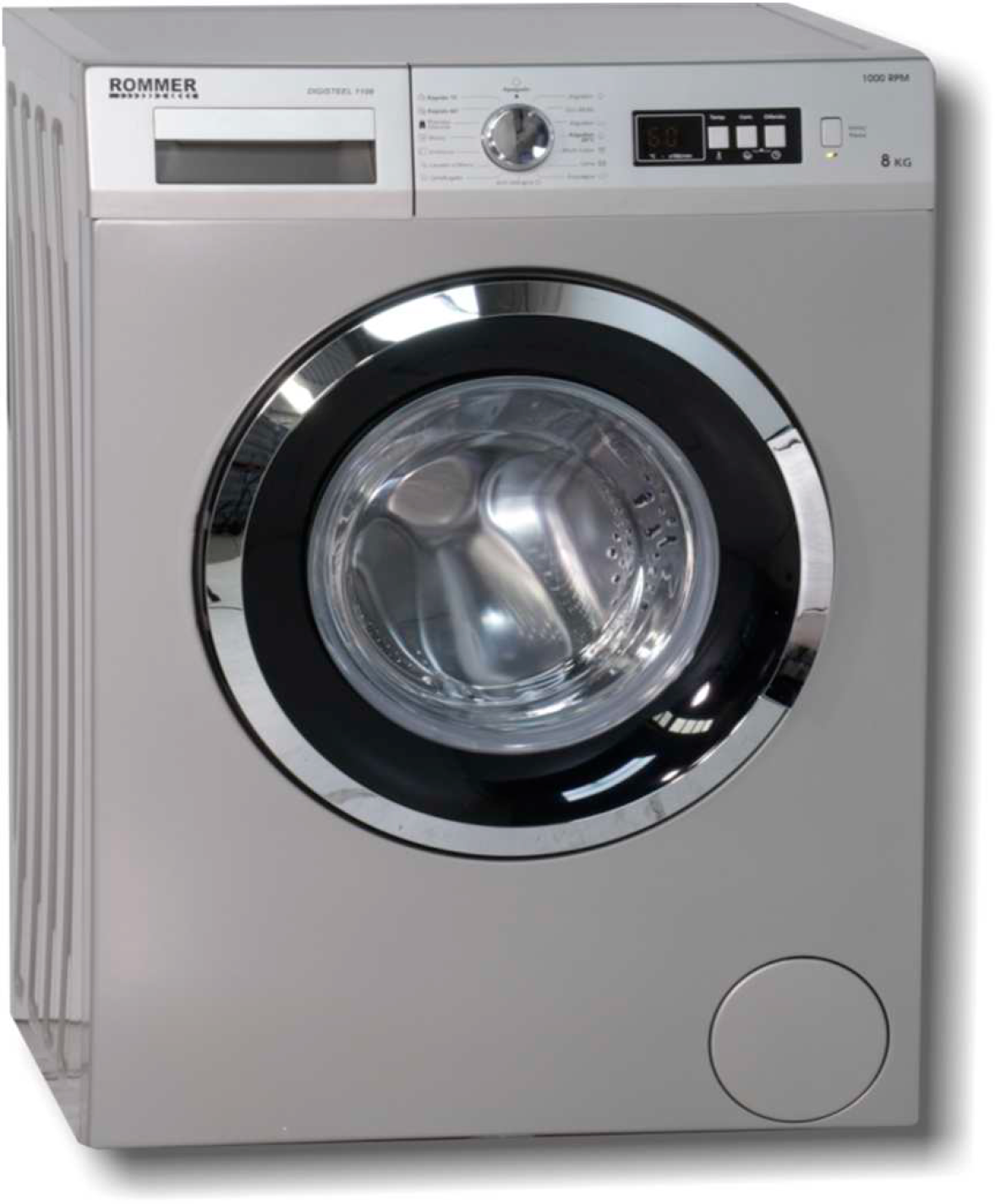 Lavadora 8kg Inox Roomer