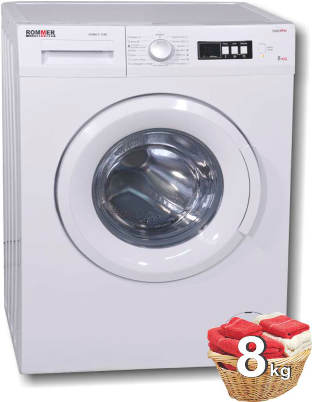 Lavadora 8kg D Roomer