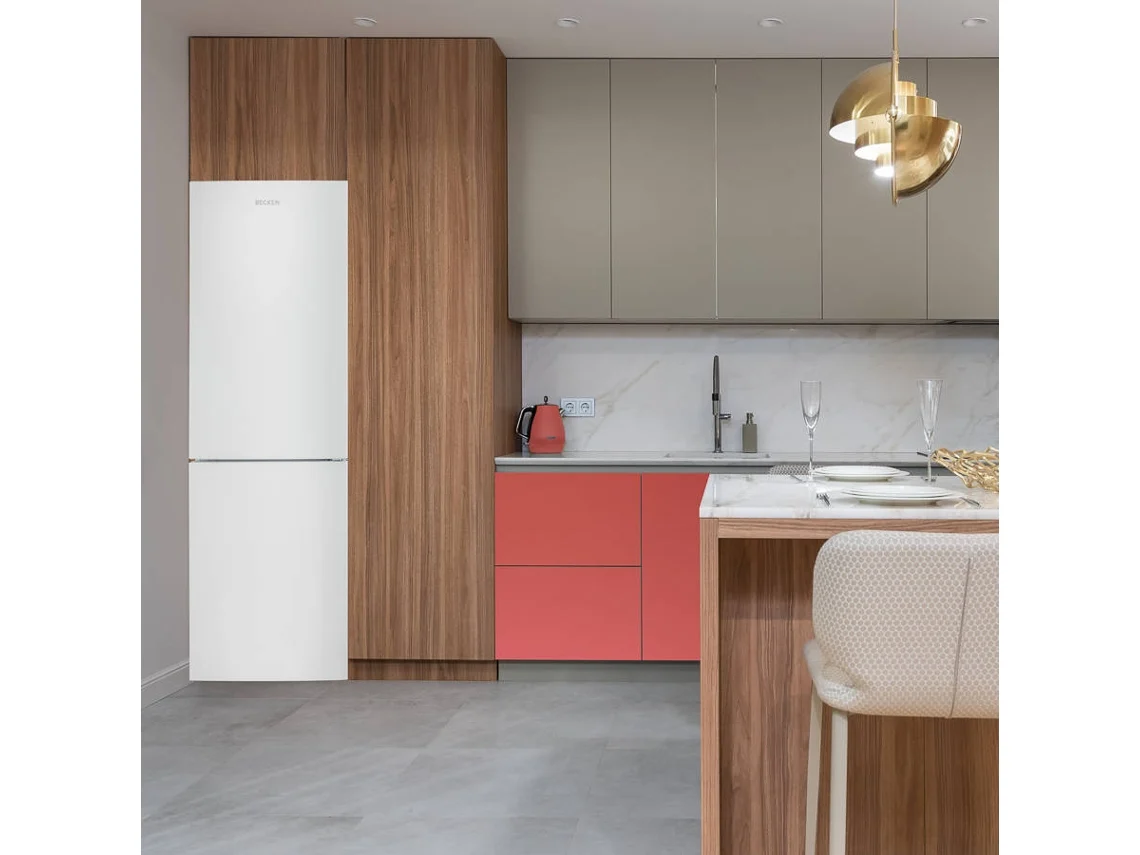 Combi 185cm No Frost E Blanco Becken - Imagen 2