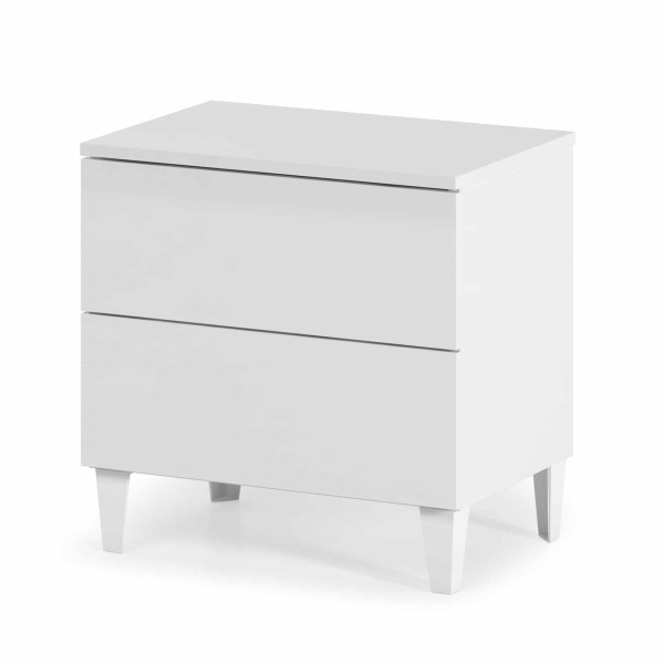 Mesita de noche 2 cajones Diva