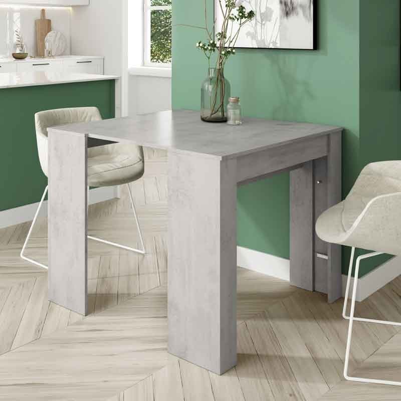 Mesa de comedor extensible Cemento - Imagen 5