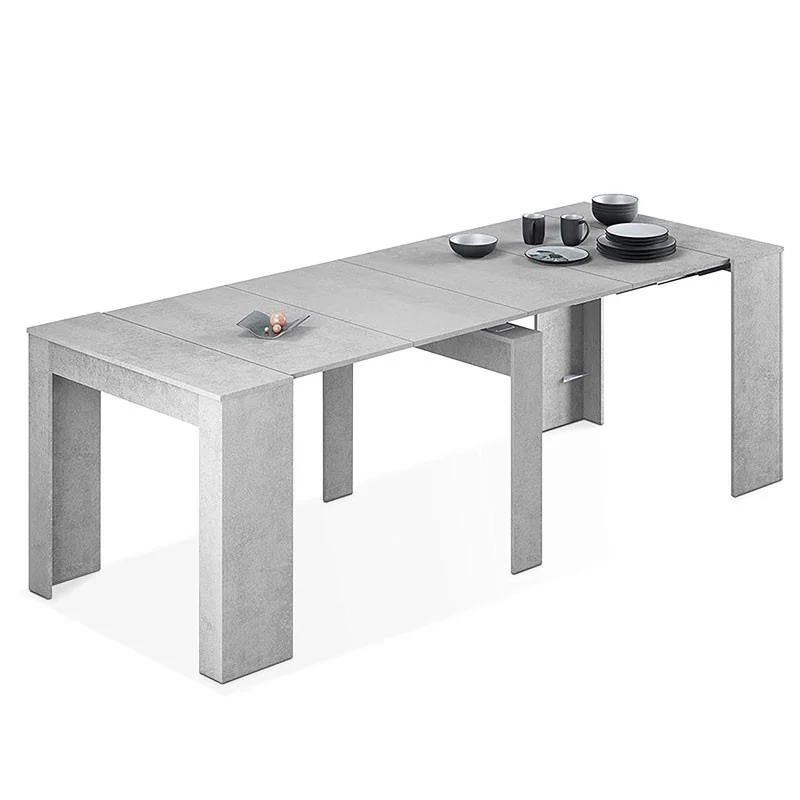 Mesa de comedor extensible Cemento - Imagen 6