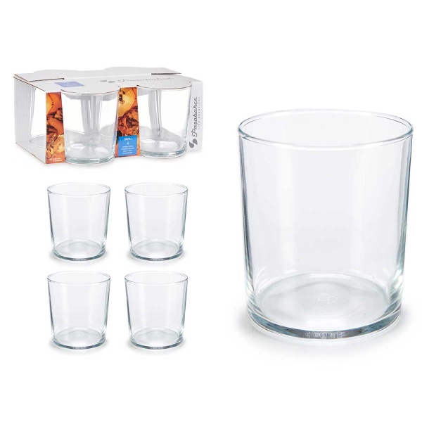 Juego 4 vasos bistro Pinta 380cc