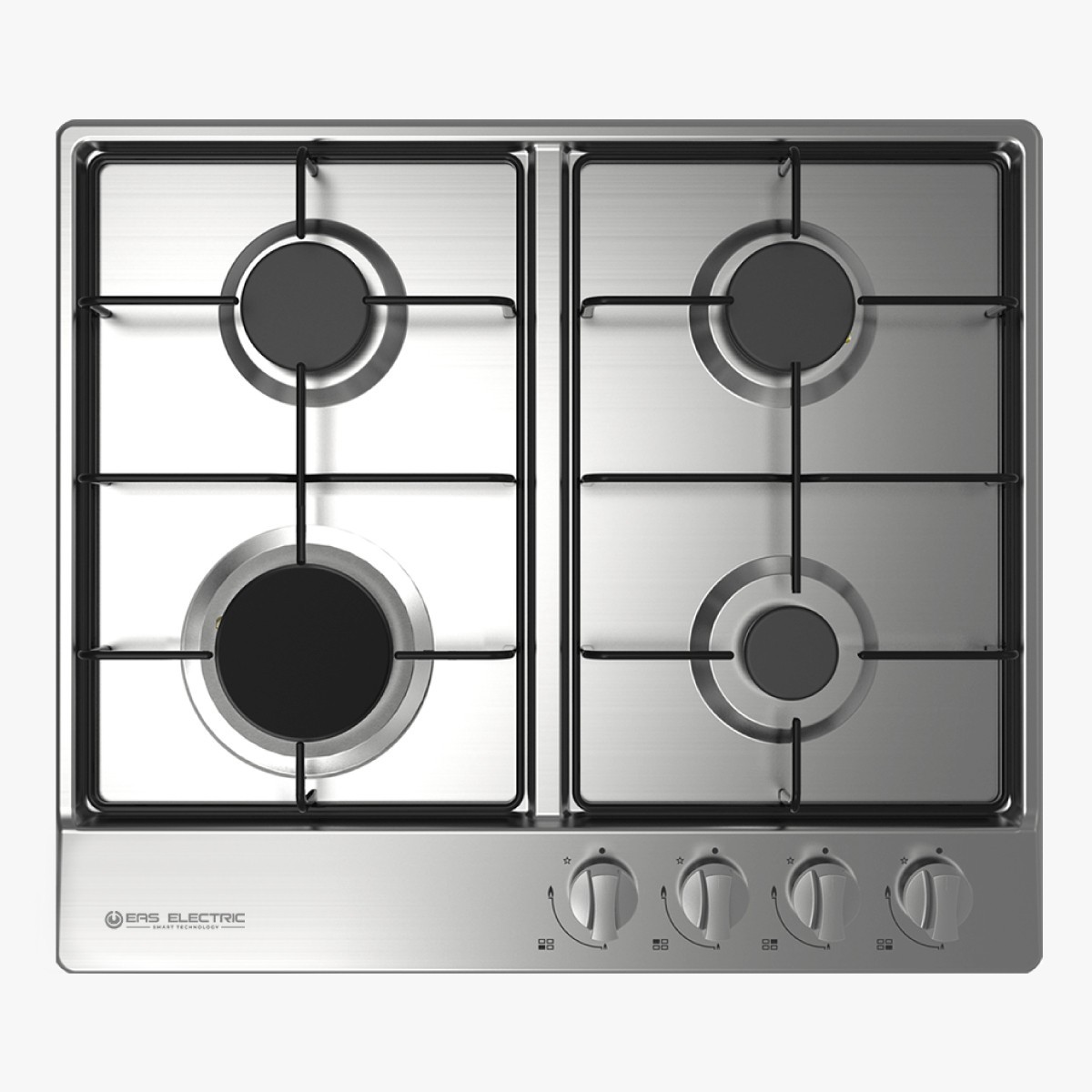 Encimera de Gas 60 cm 4 fuegos EAS