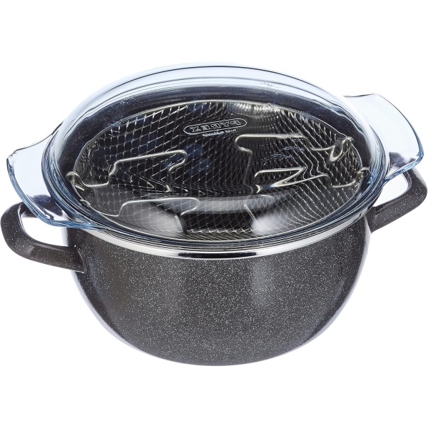 Olla freidora con tapa y cestillo Parma 24 Magefesa