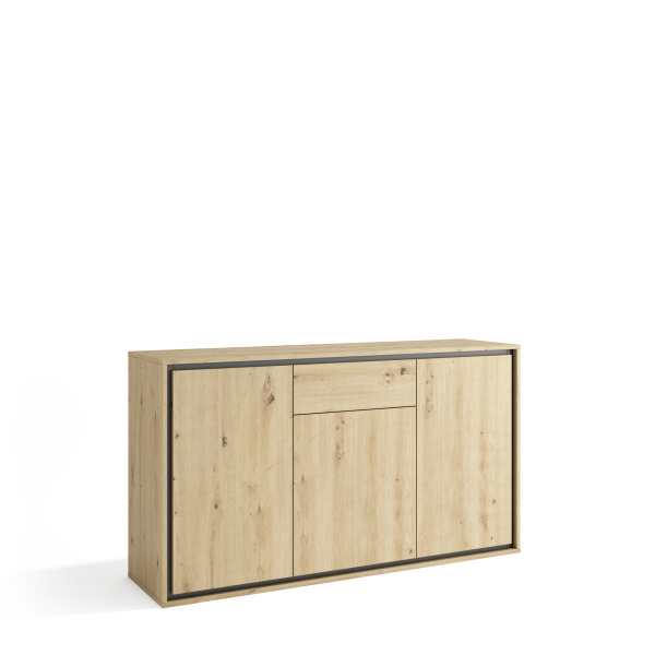 Aparador Atenea Roble/Negro