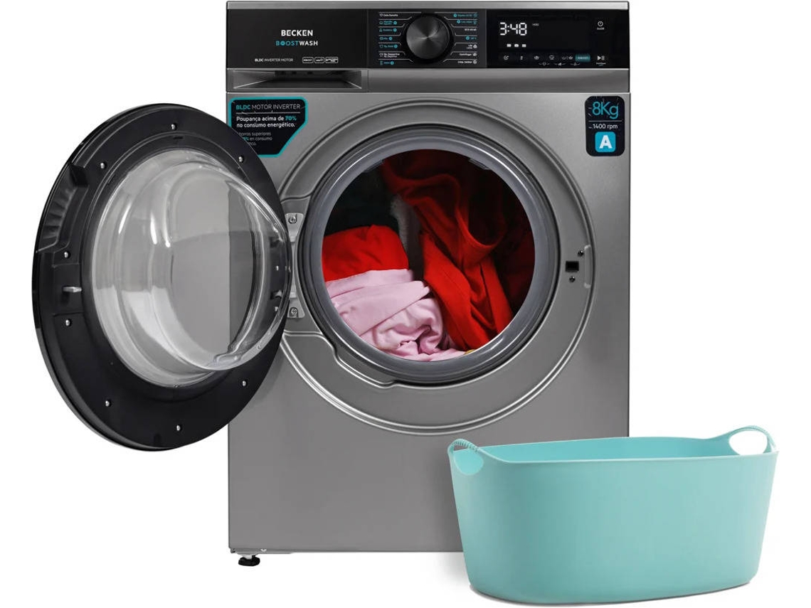 Lavadora 8kg Inox BECKEN - Imagen 2