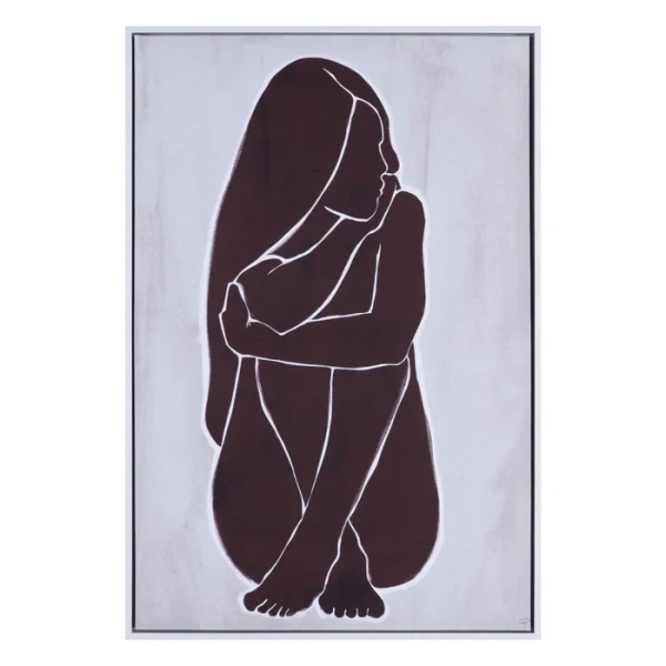 Cuadro impresión Desnudo Lienzo Silueta