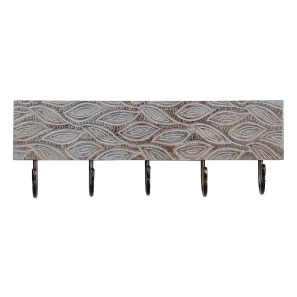 Percha pared madera/metal