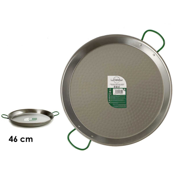 Paellera pulida 46cm – 12 raciones