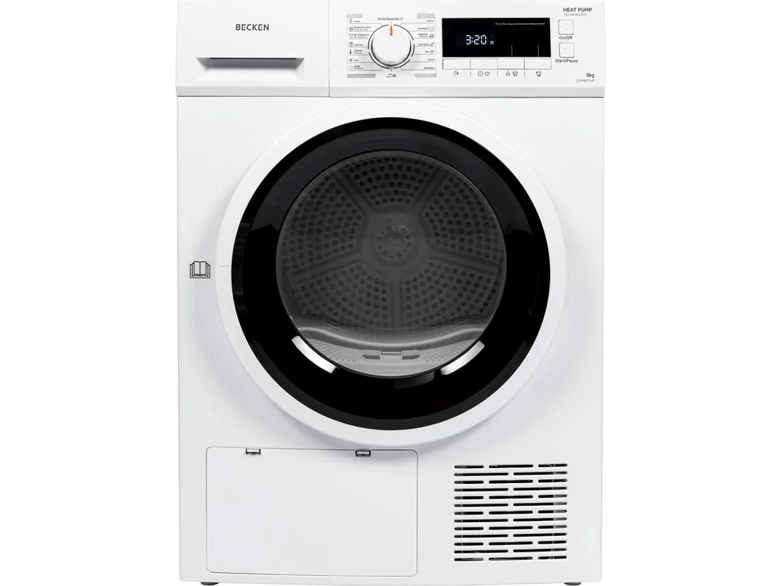 Secadora bomba de calor 8kg BECKEN Blanca