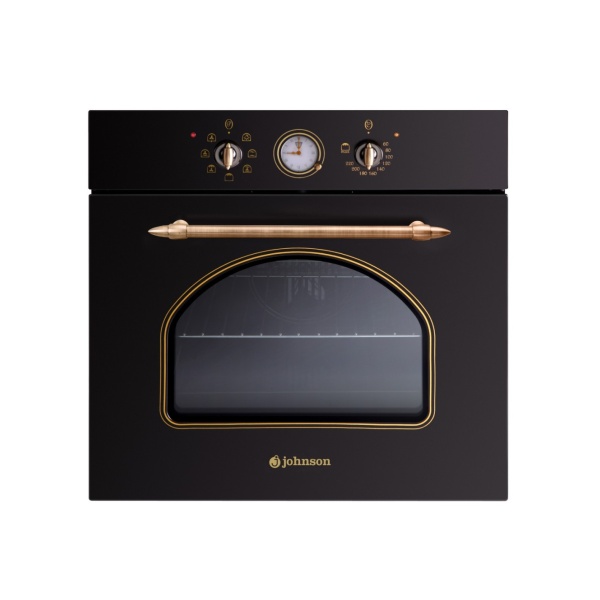 Horno 7 funciones estilo rústico Negro