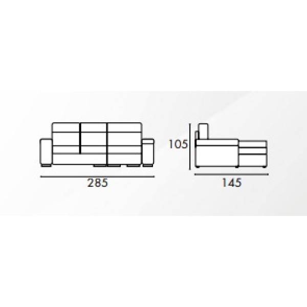 Chaiselongue Damasco