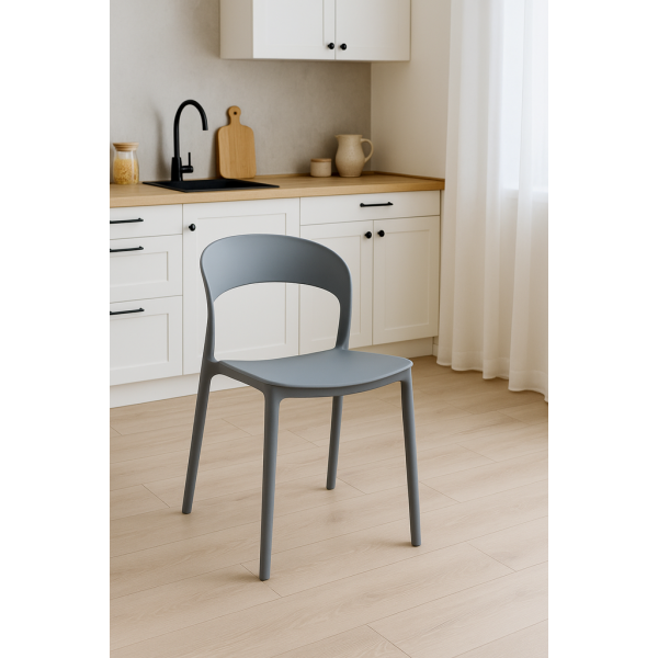 Pack 4 sillas princeton gris