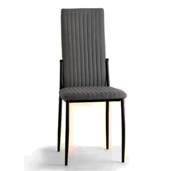 Pack 4 sillas Bristol gris oscuro