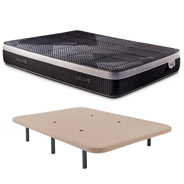 Carbono Gel + Base Tapizada 150 x 190