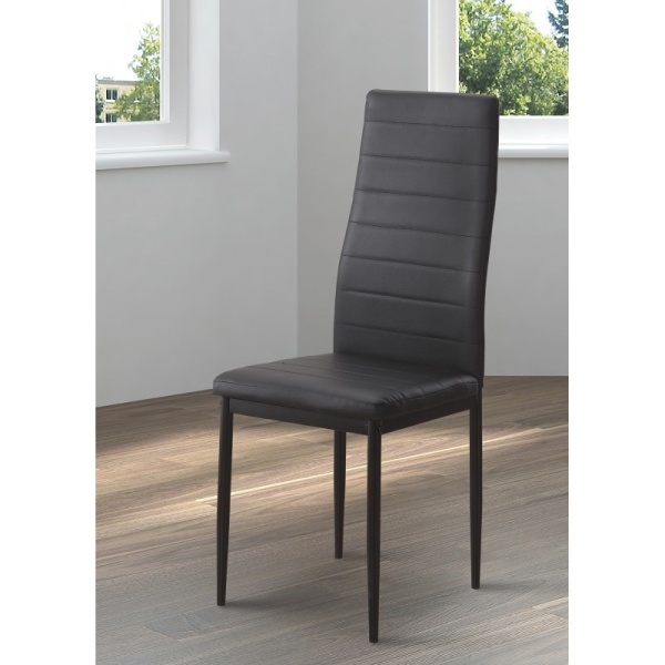 Pack 6 sillas Emi negras