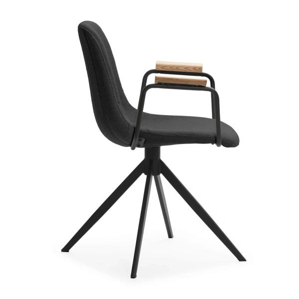 Silla giratoria Tali Negro