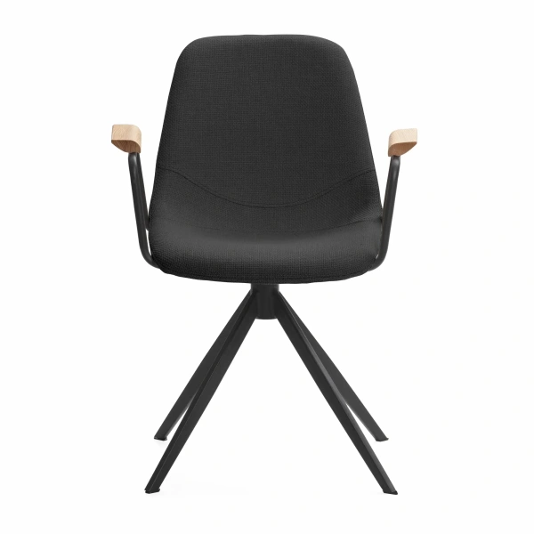 Silla giratoria Tali Negro